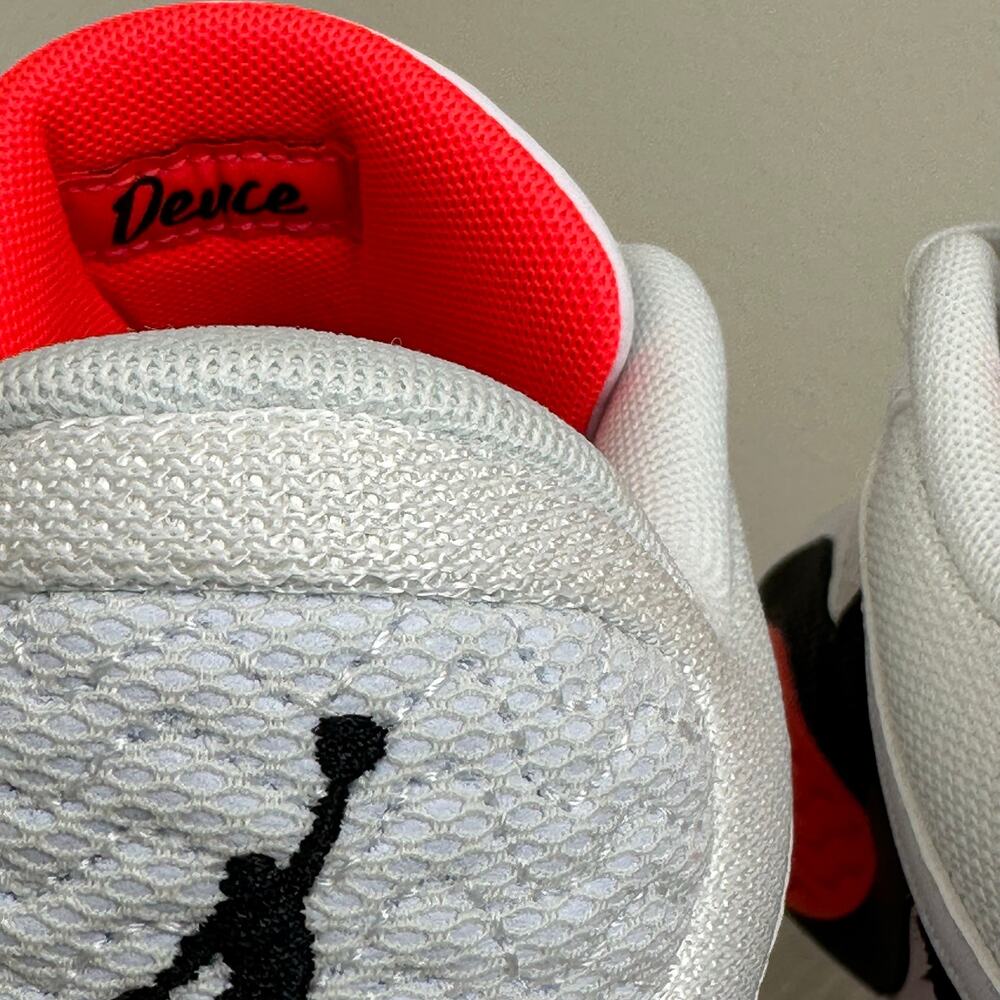 Jordan Tatum 2 Red Cement Basketball Shoes White Black Crimson Mens 7 FJ6457-106 - Picture 6 of 10
